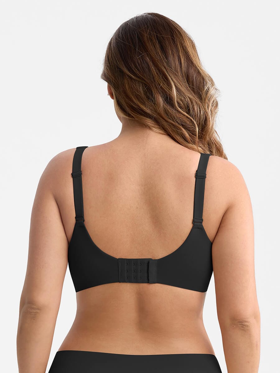 Elegant Mesh Plunge Minimizing Bra with Full Coverage Support