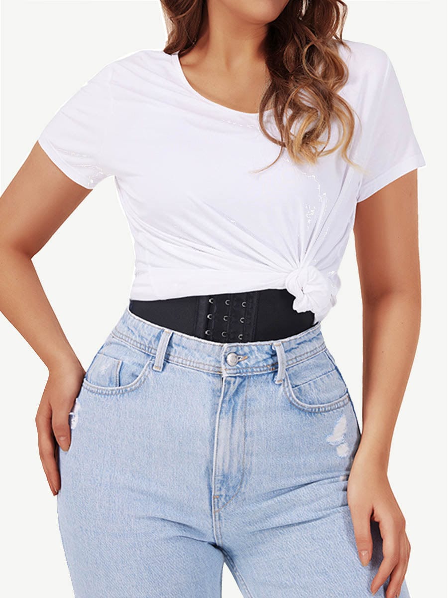 3-Piece Adjustable Latex Tummy Shaper Wrap