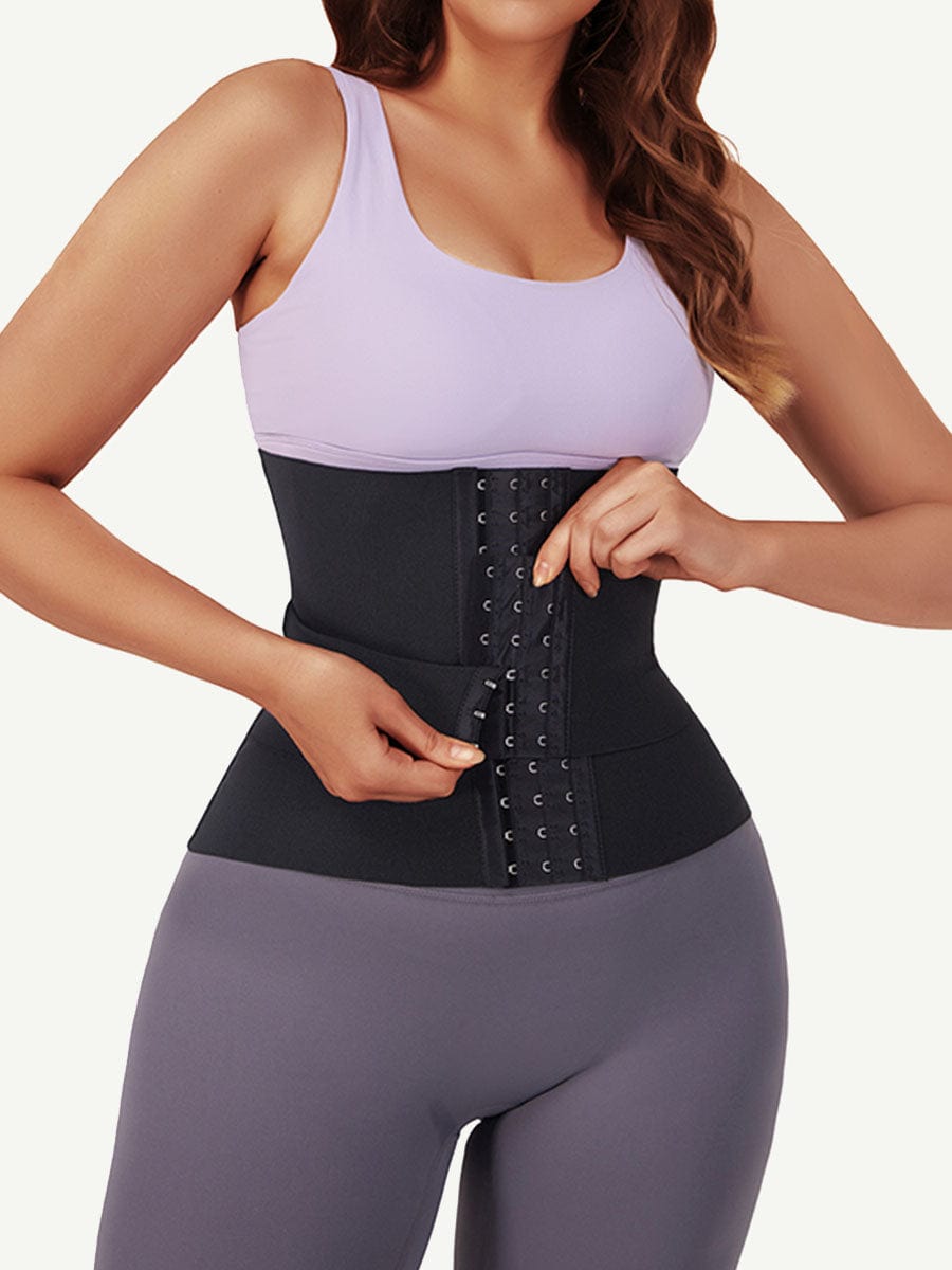 3-Piece Adjustable Latex Tummy Shaper Wrap