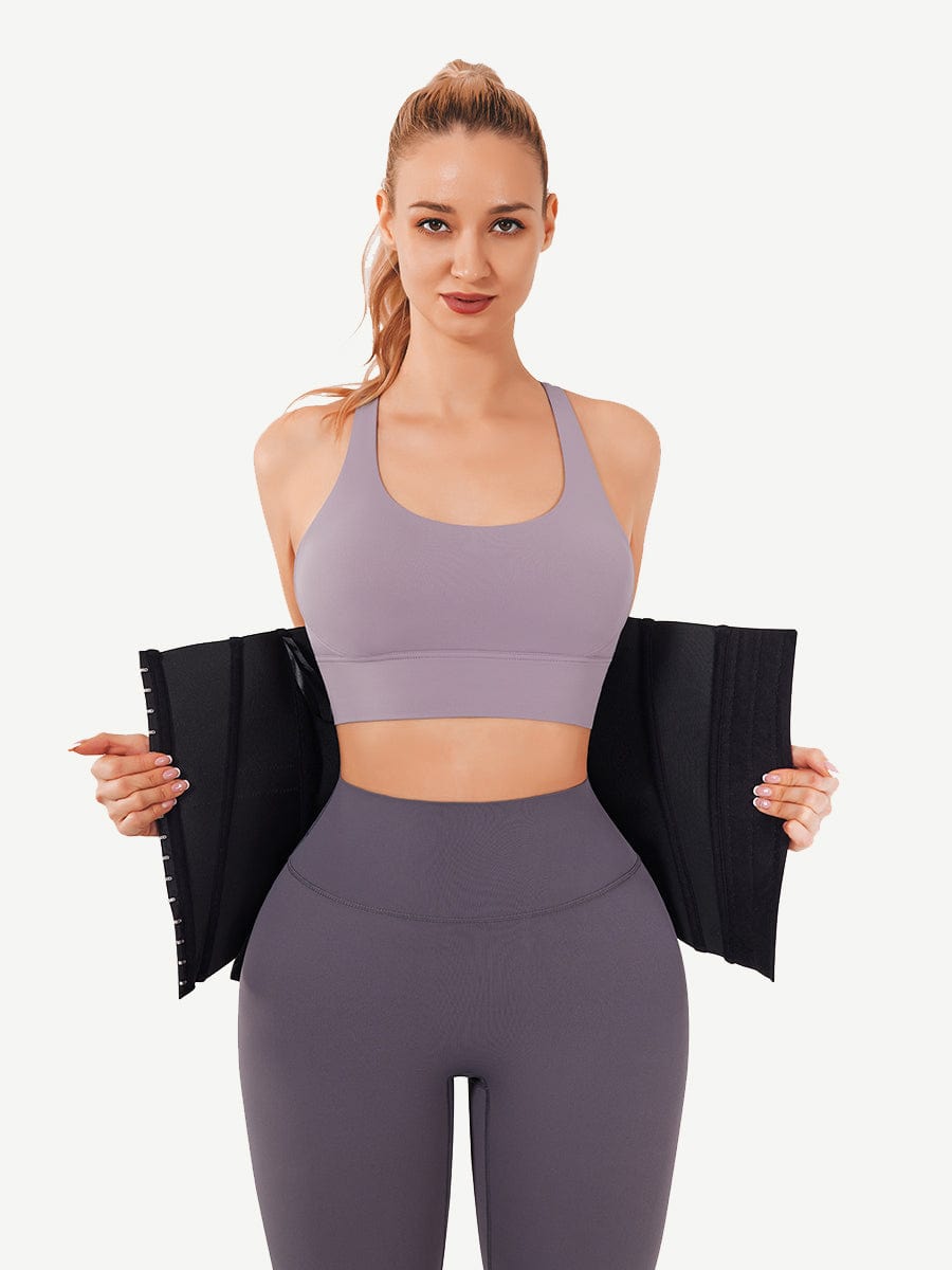 Elite Latex Waist Trainer with Abdominal Binder