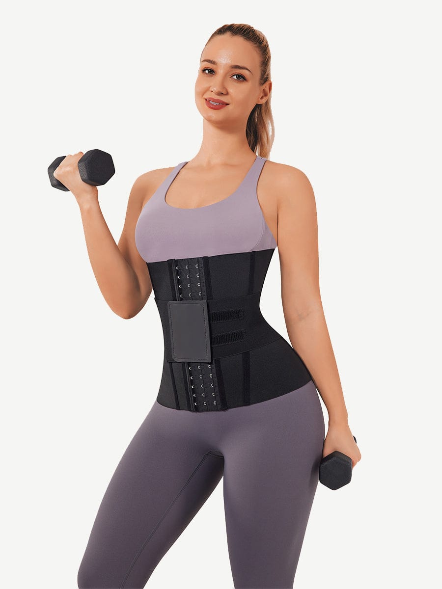 Elite Latex Waist Trainer with Abdominal Binder