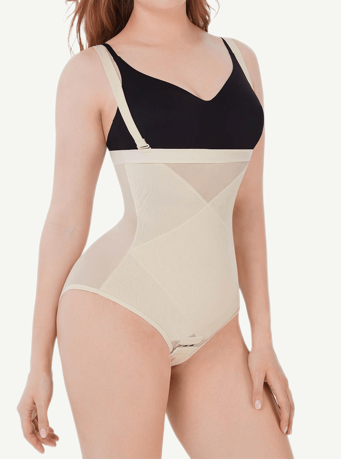 Abdominal Control Crossover Panties with Butt-Lifting Design