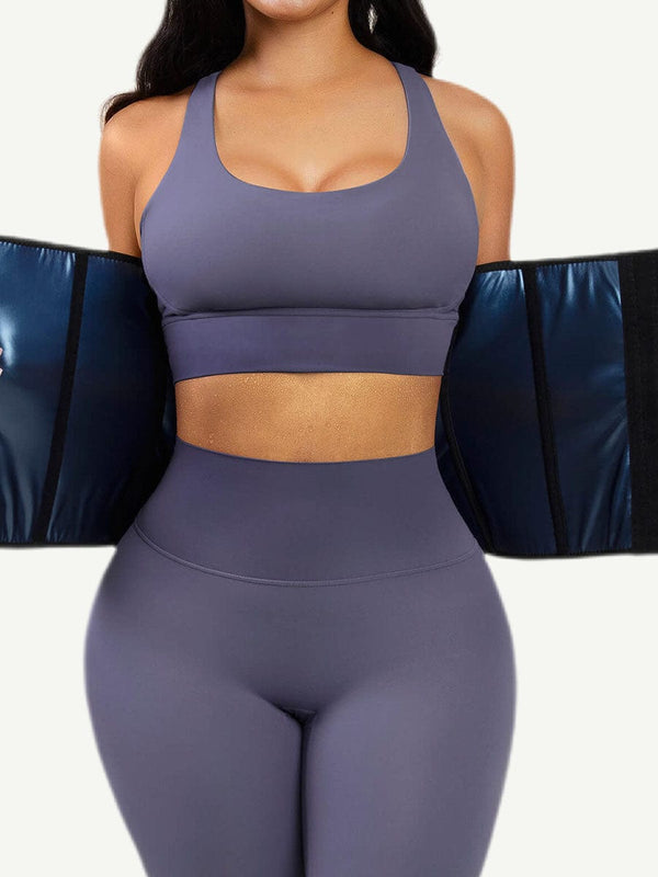 Steel-Boned Double Belt Waist Trainer for Maximum Tummy Control