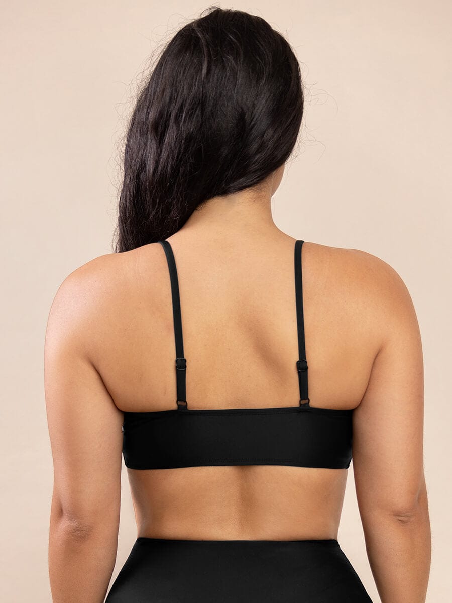 Elegant Cross-Front Body Shaper Swimsuit