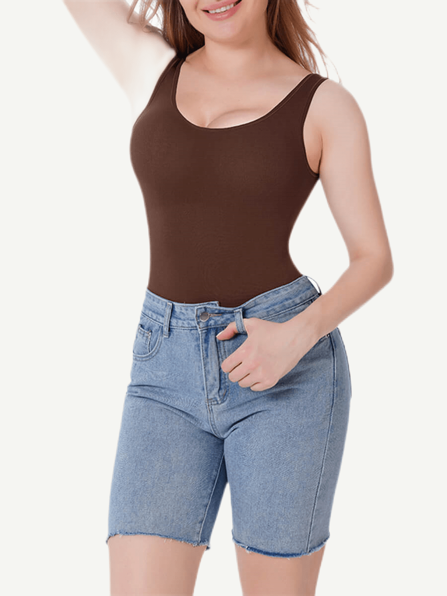 Reversible Tummy Control Seamless Shapewear Vest