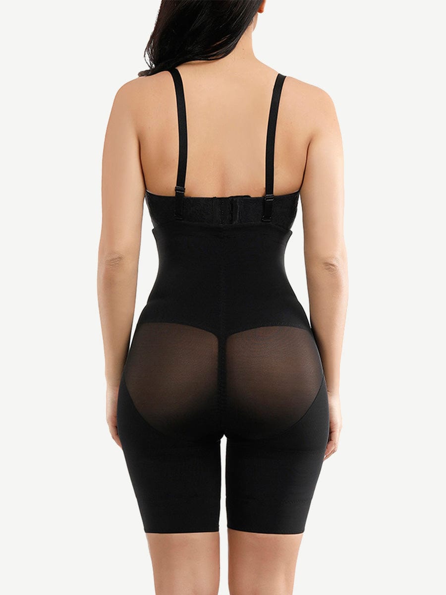 Plus Size Mesh Patchwork Butt Lifting Body Shaper