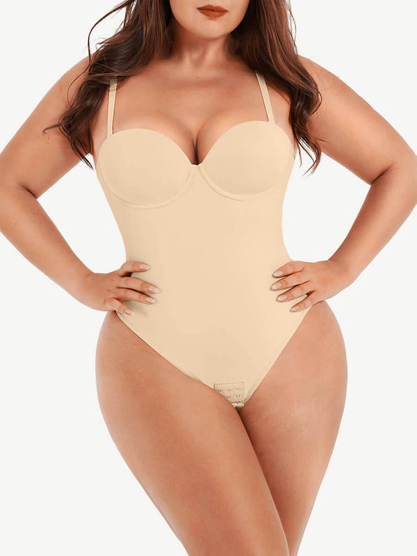 Elegant Underwire Tummy Control Bodysuit with Breathable Comfort