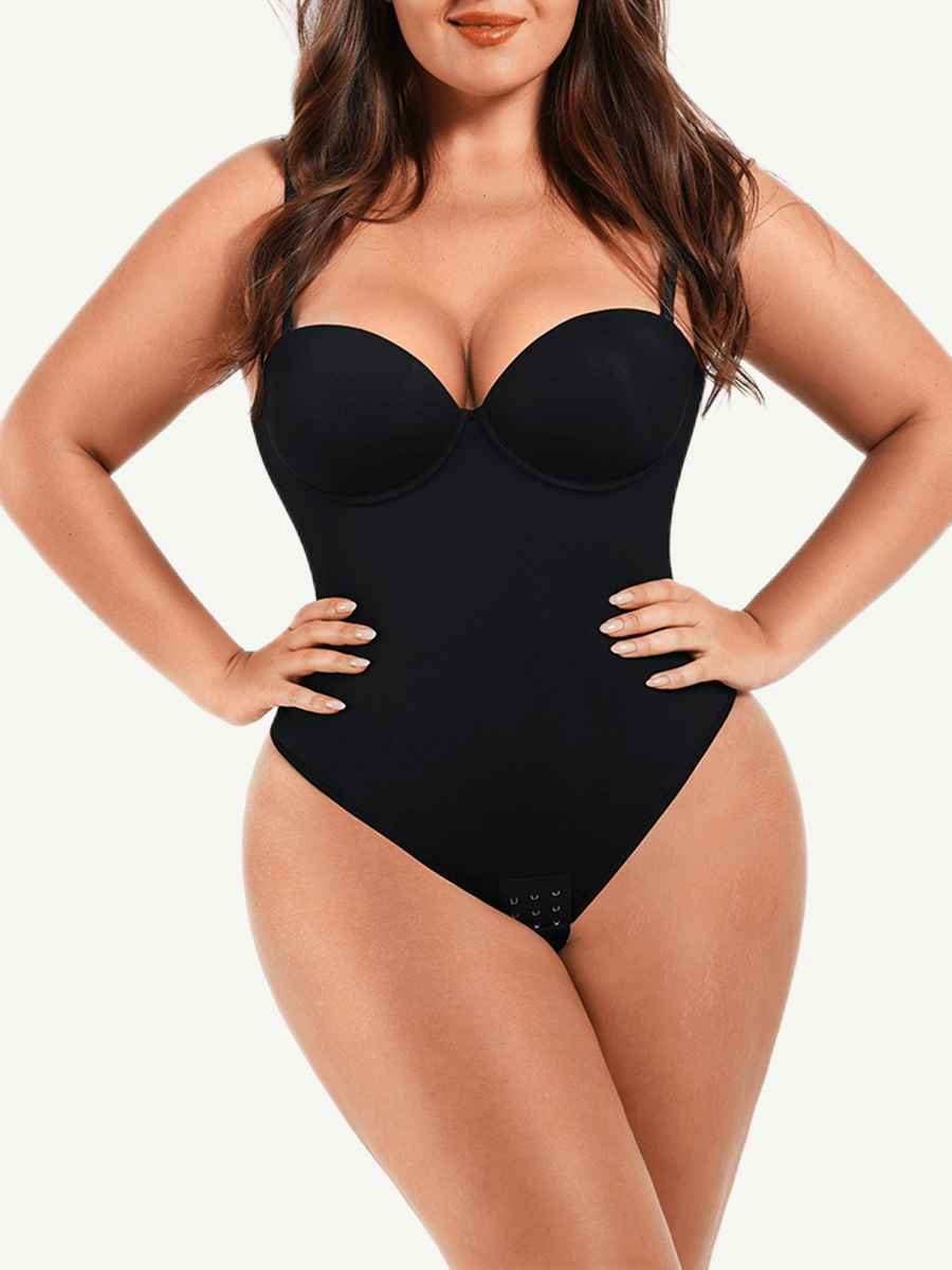 Elegant Underwire Tummy Control Bodysuit with Breathable Comfort