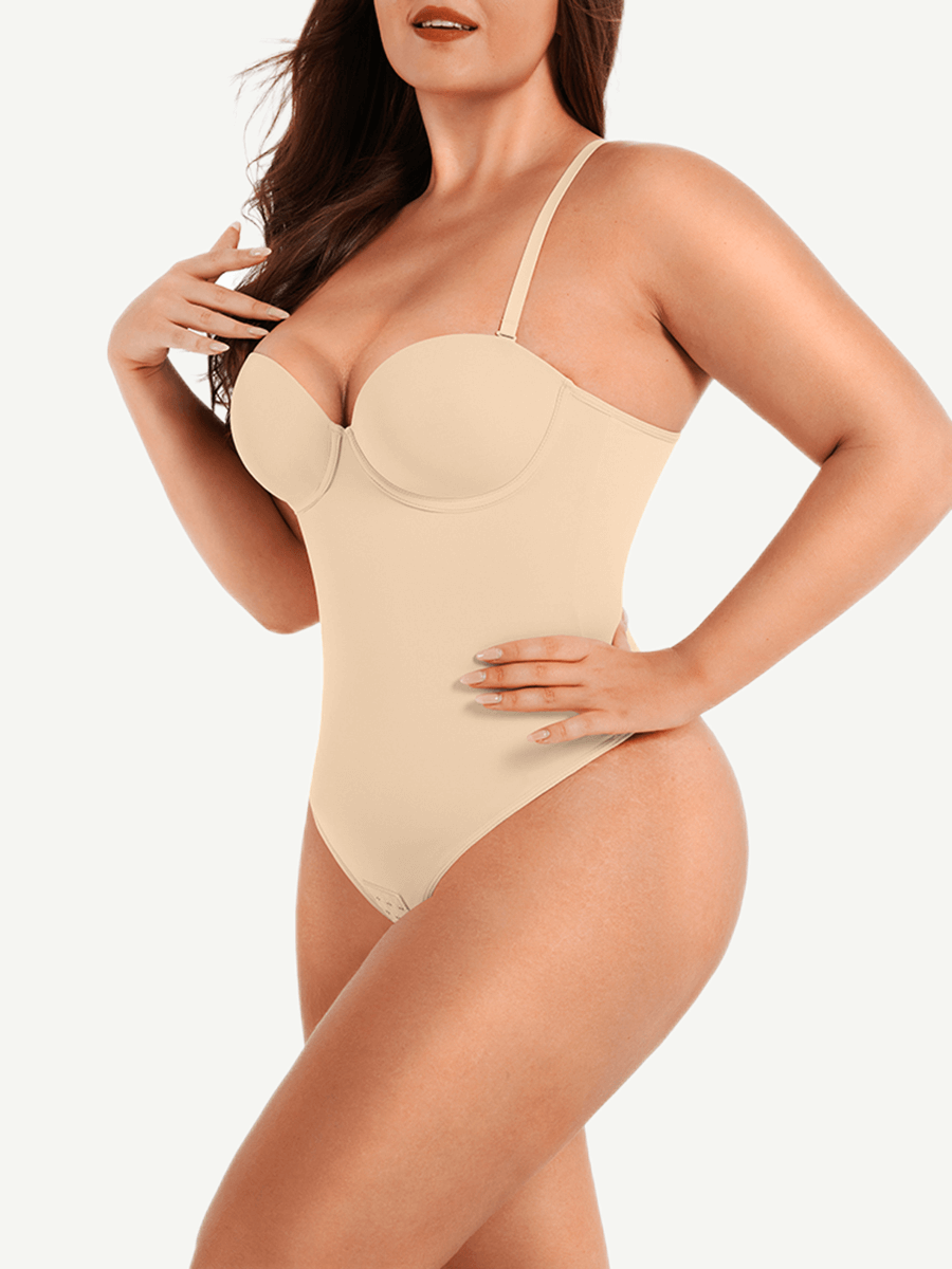 Elegant Underwire Tummy Control Bodysuit with Breathable Comfort