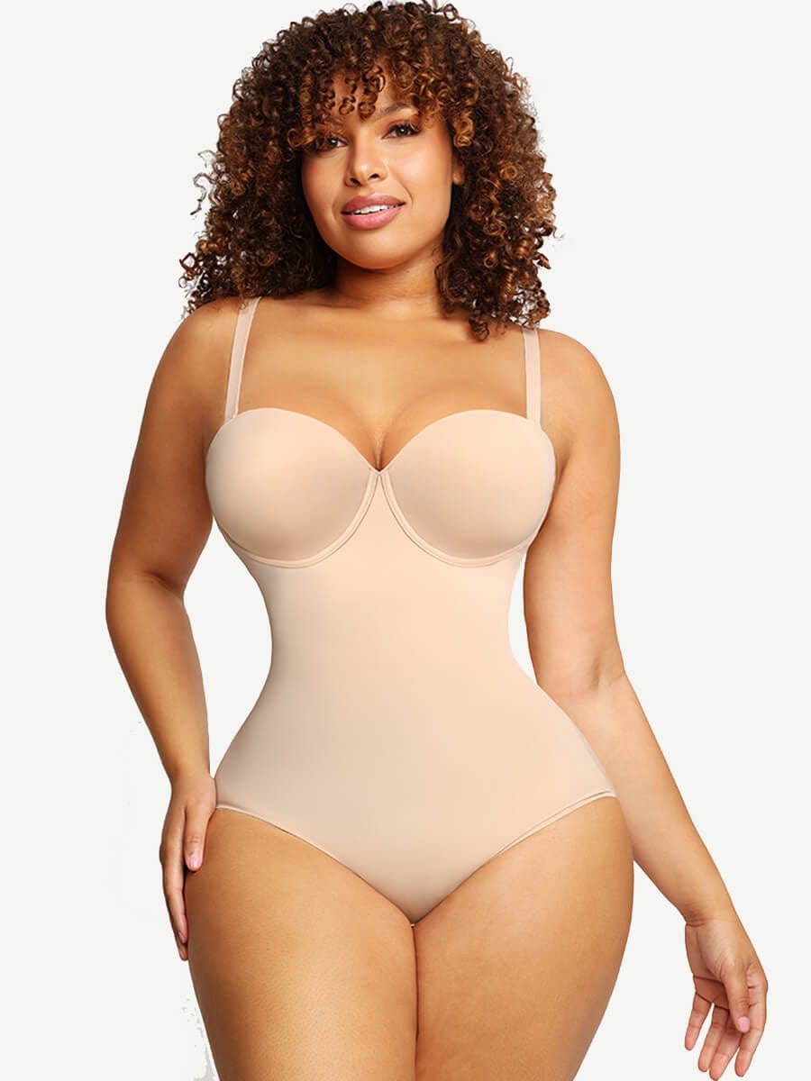 Elegant Supportive Bodysuit with Convertible Straps