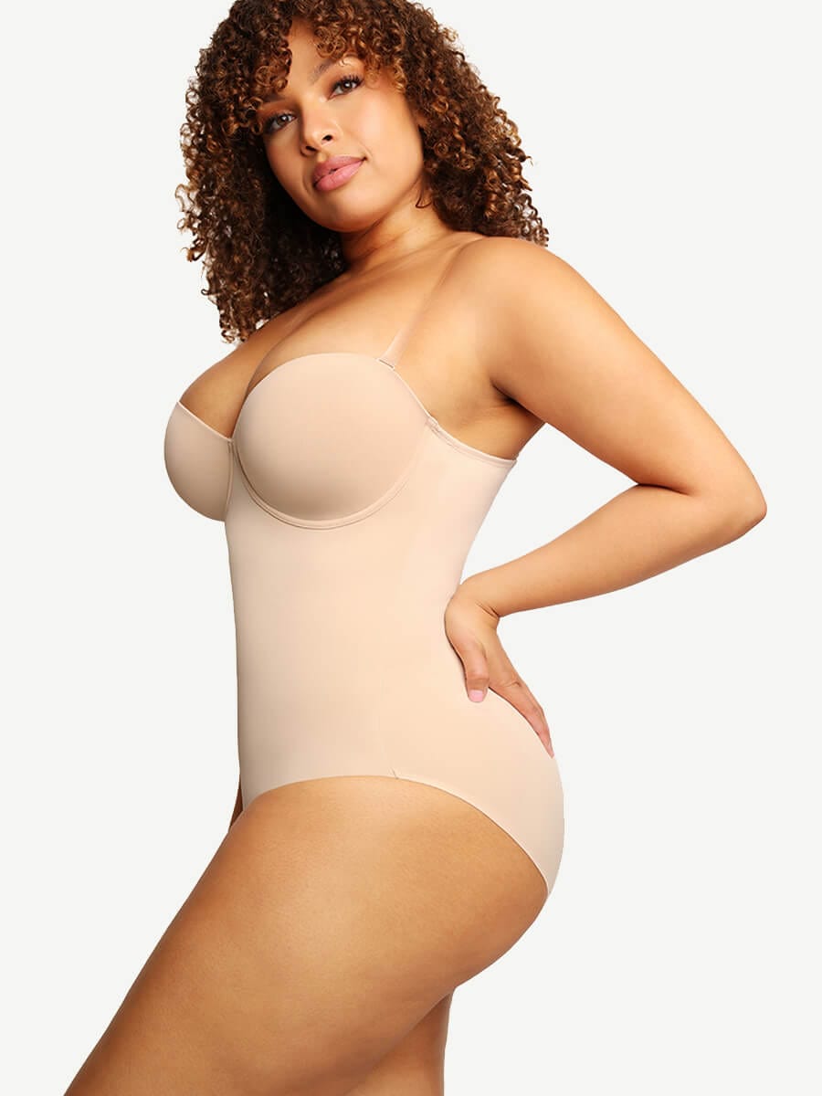 Elegant Supportive Bodysuit with Convertible Straps