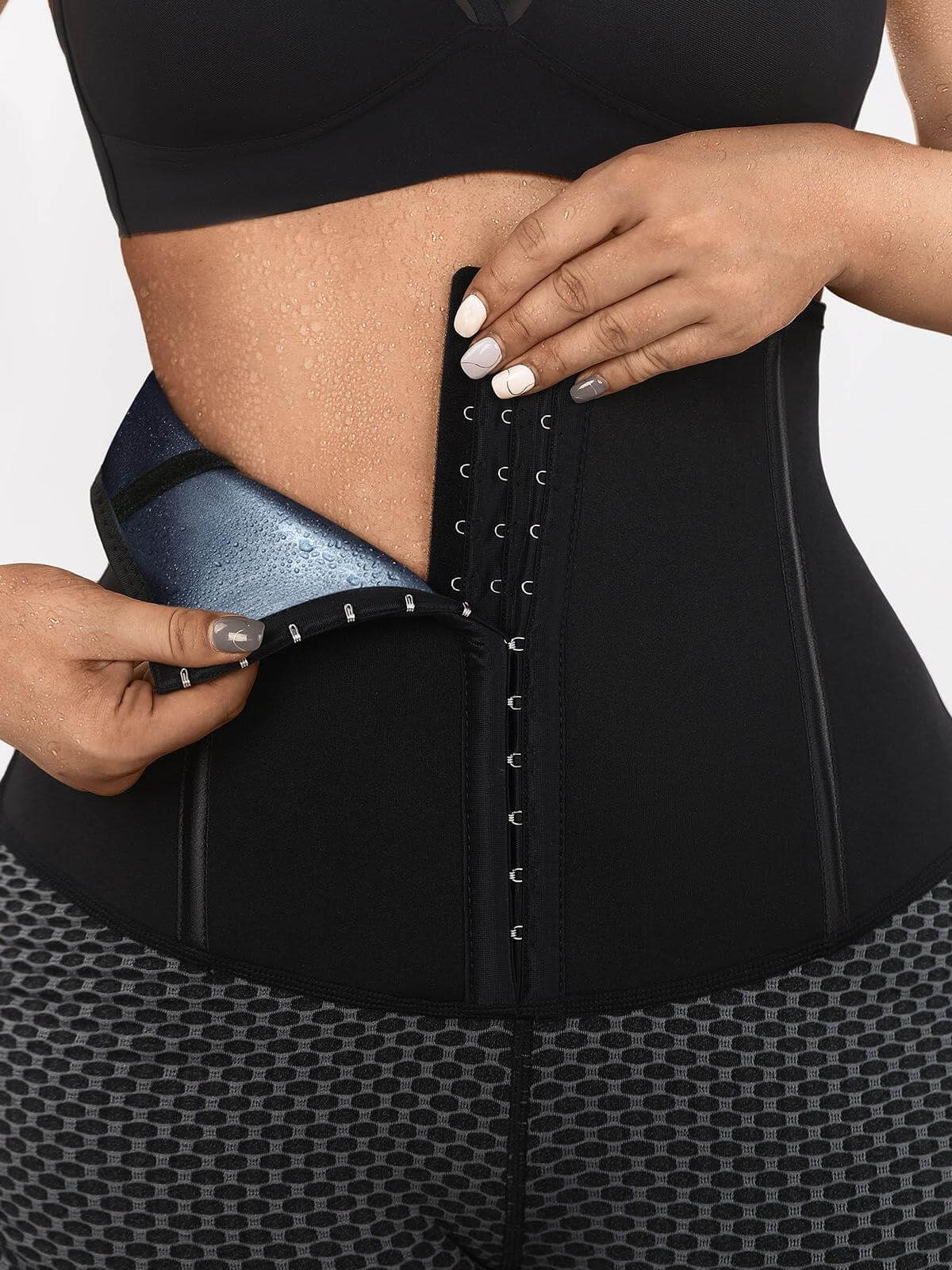 Thermo Compression Sauna Shorts - Slimming Body Shaper for Thighs & Waist