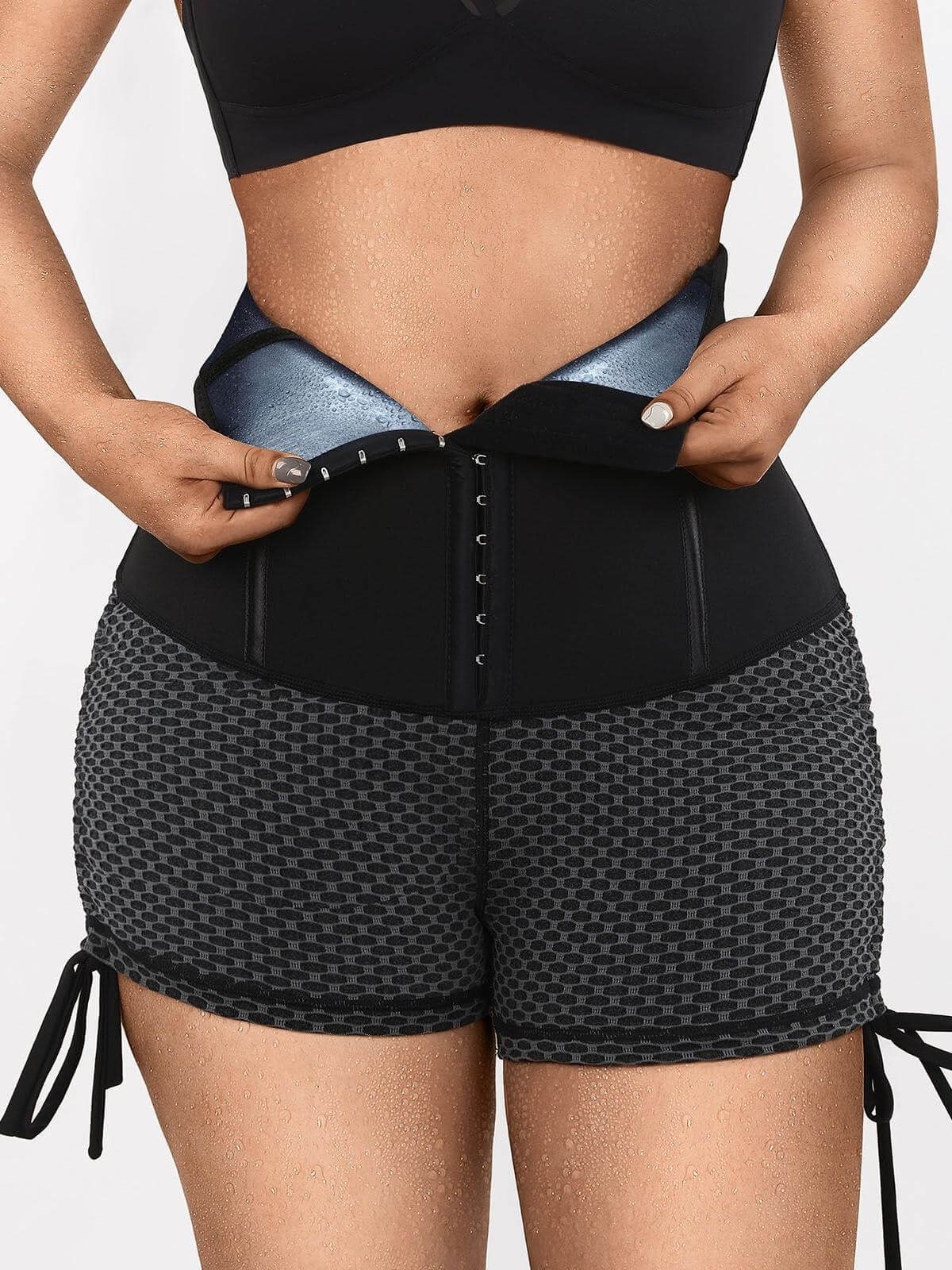 Thermo Compression Sauna Shorts - Slimming Body Shaper for Thighs & Waist