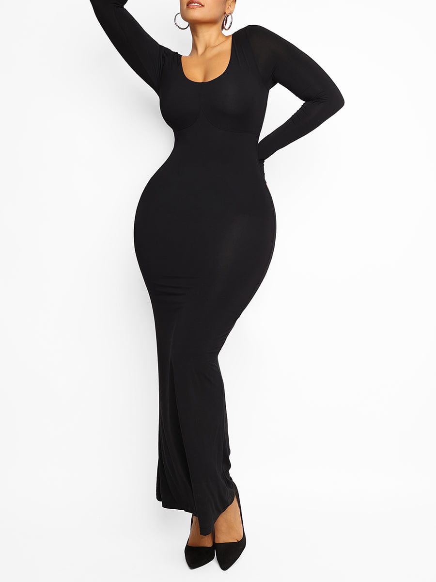 Light Shaping Abdomen Control Shapewear Dress