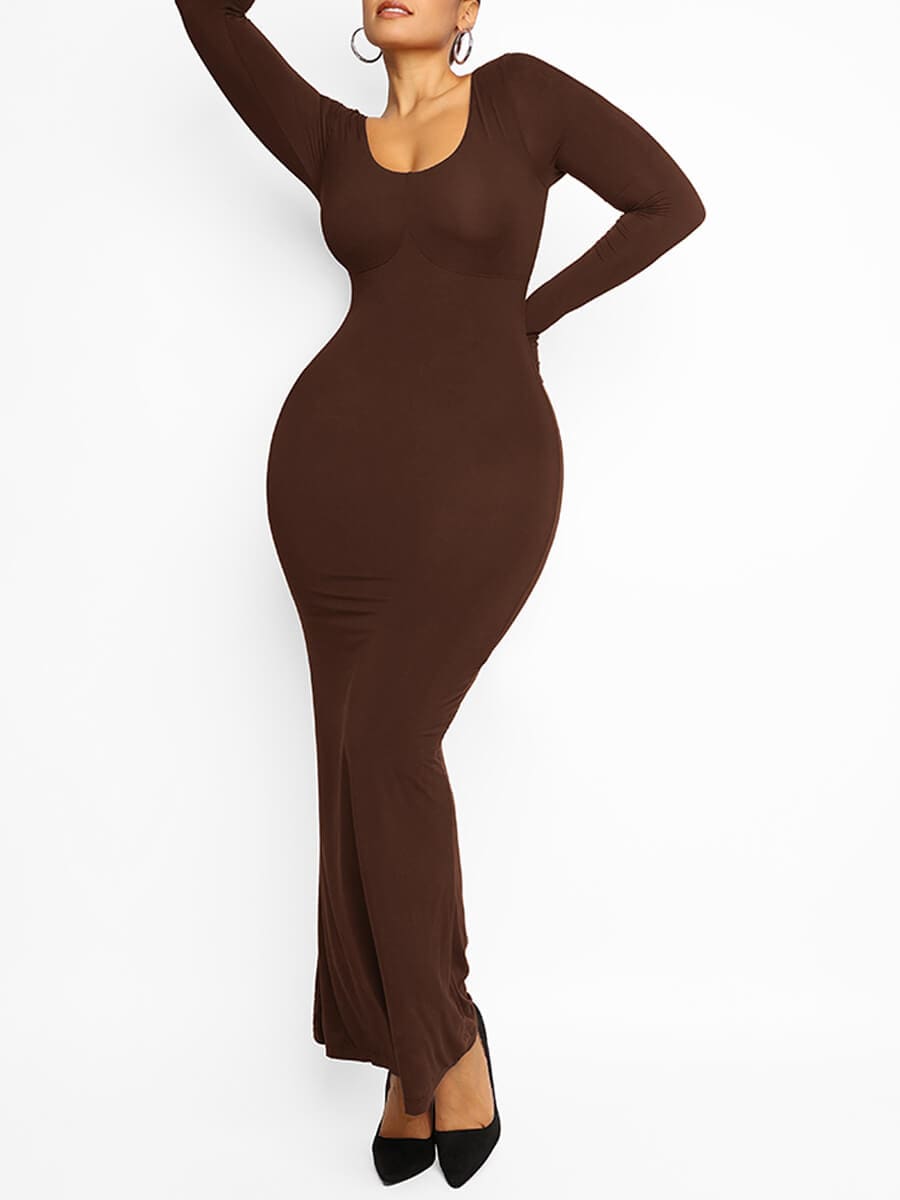 Light Shaping Abdomen Control Shapewear Dress