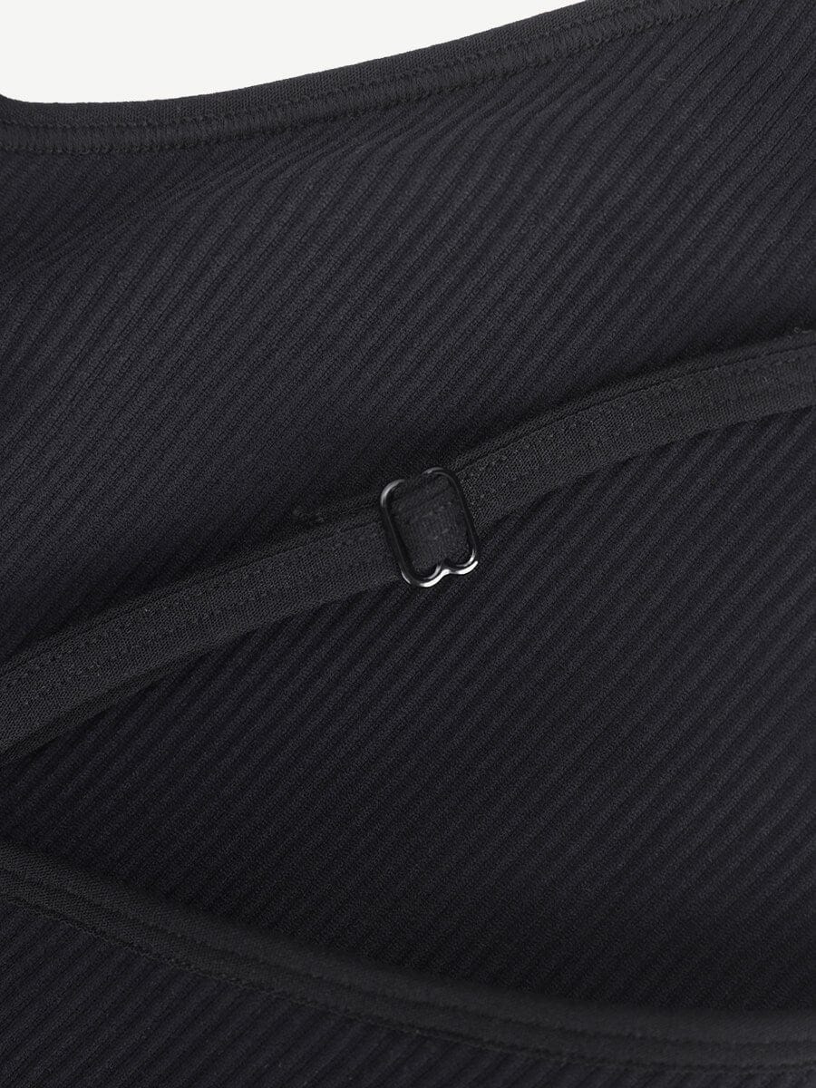 Sculpt & Style: Seamless Tummy Control Jumpsuit with Removable Pads