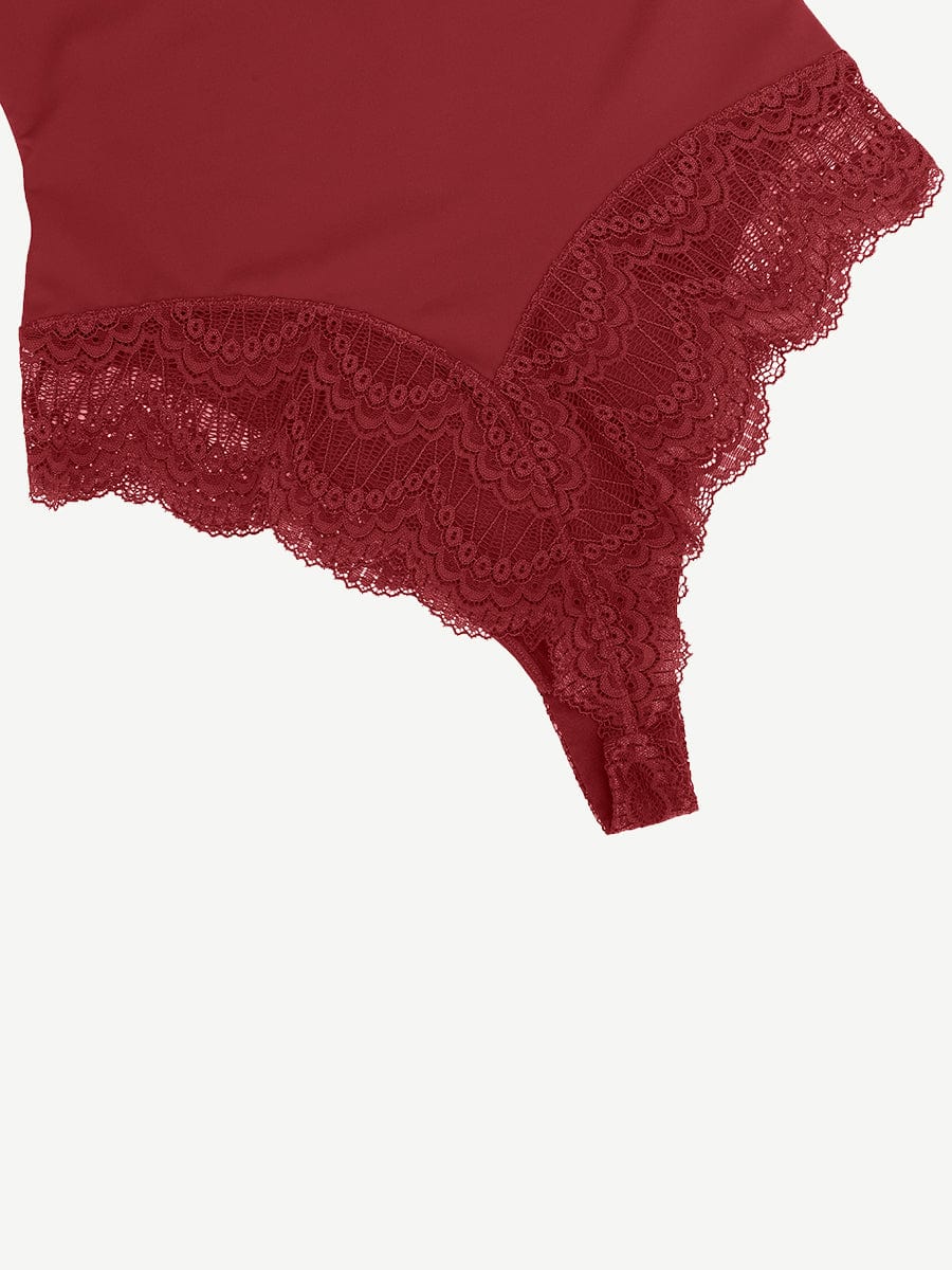 Sultry Lace Bodysuit with Sculpting Compression