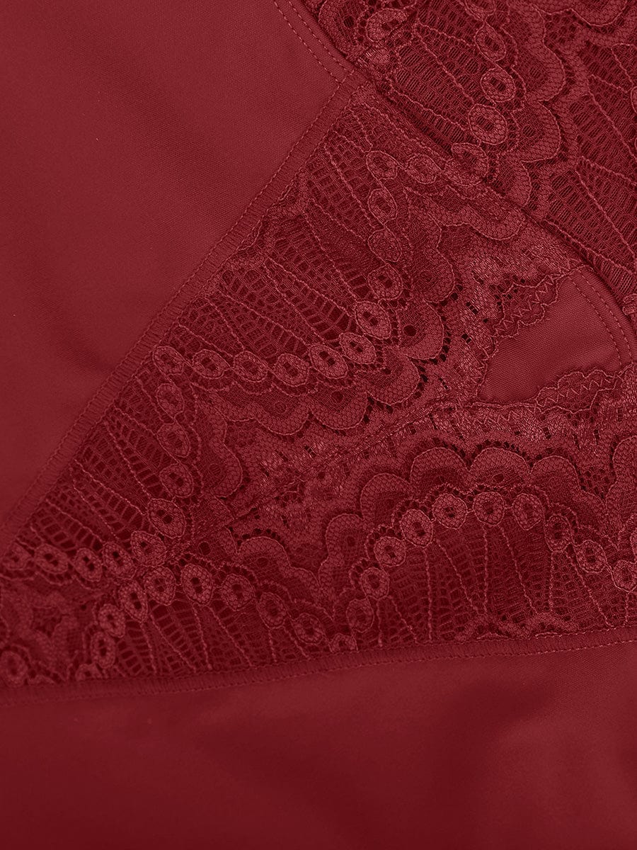 Sultry Lace Bodysuit with Sculpting Compression