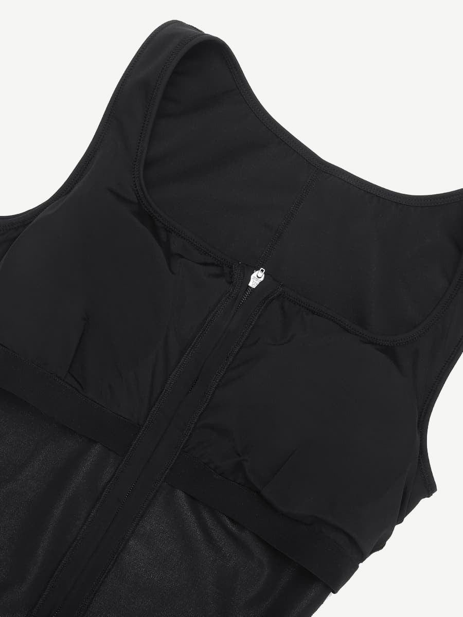 Sculpt & Sweat Zippered Sports Sauna Jumpsuit