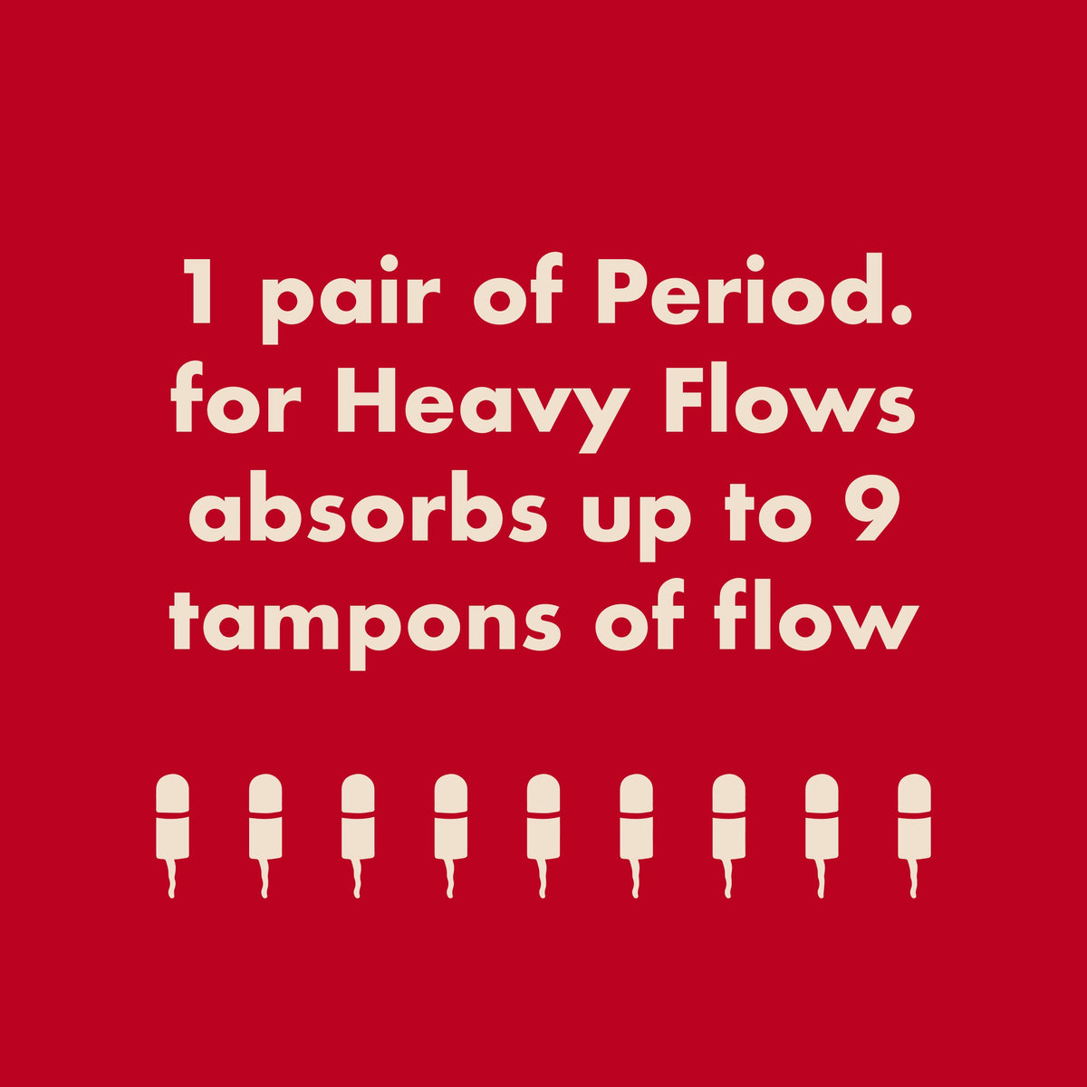 The Teen Period. Bikini in FlowStretch™ For Heavy Flows