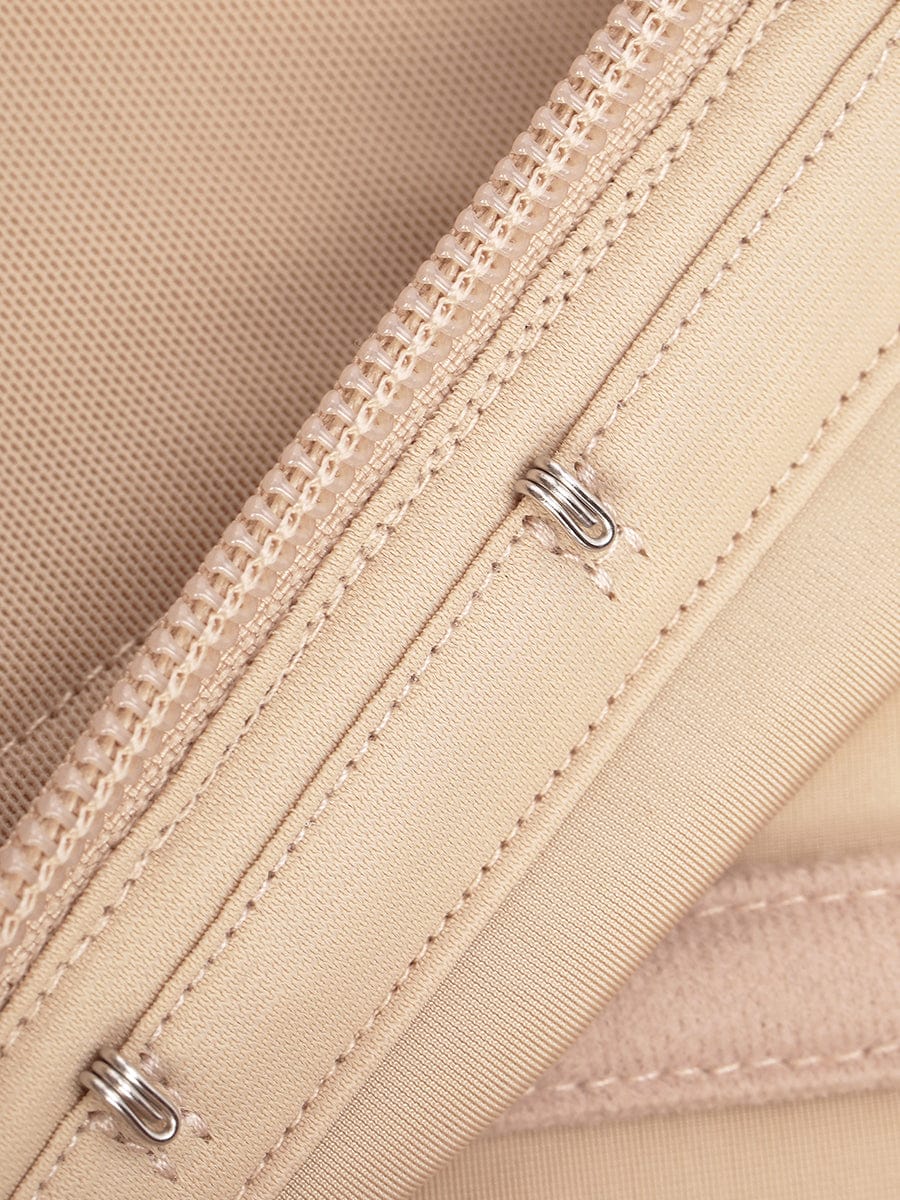 High-Waisted Butt Lifting Shaper Shorts with Steel Bone Support