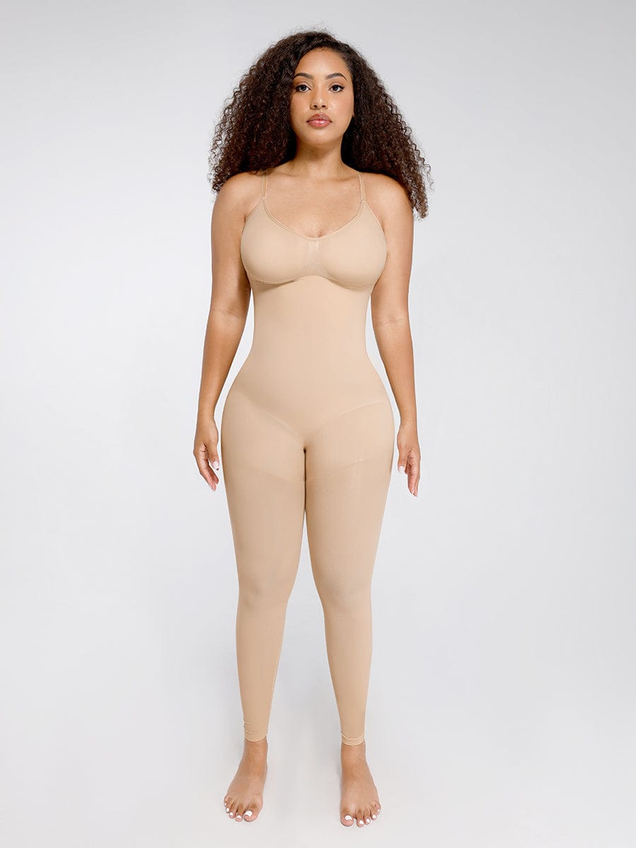 Seamless Full Body Shaper with Breast and Abdomen Support