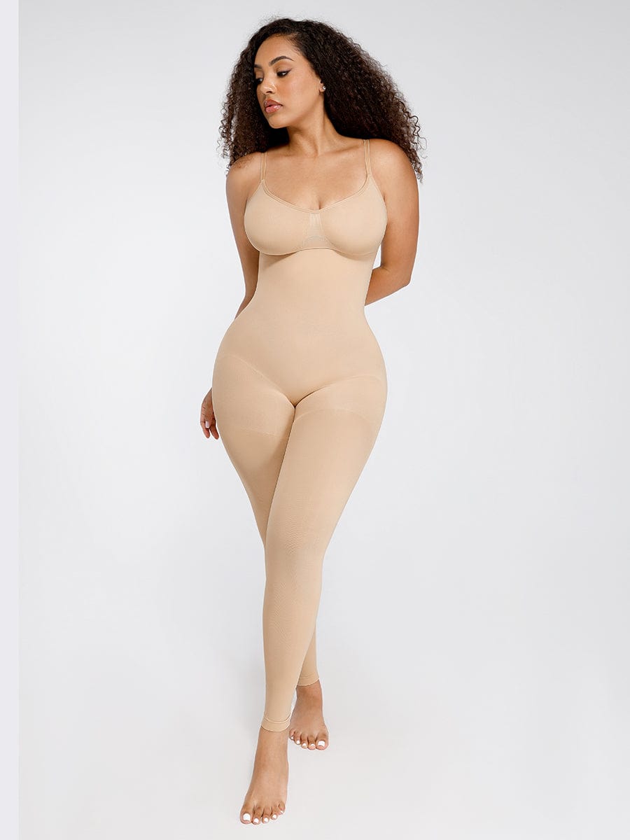 Seamless Full Body Shaper with Breast and Abdomen Support