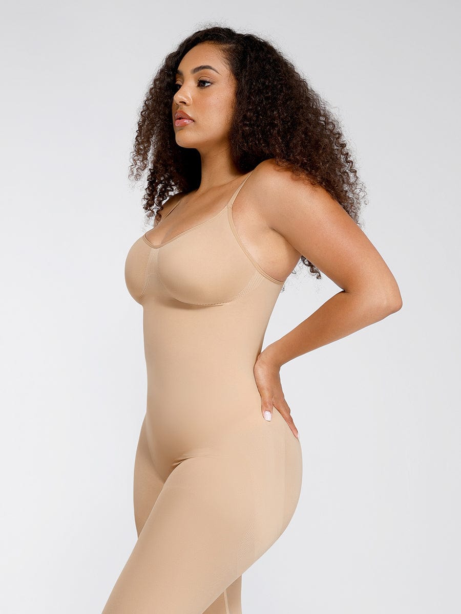 Seamless Full Body Shaper with Breast and Abdomen Support