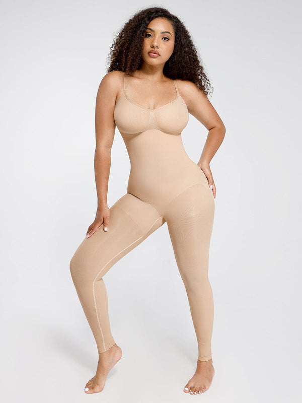 Seamless Full Body Shaper with Breast and Abdomen Support