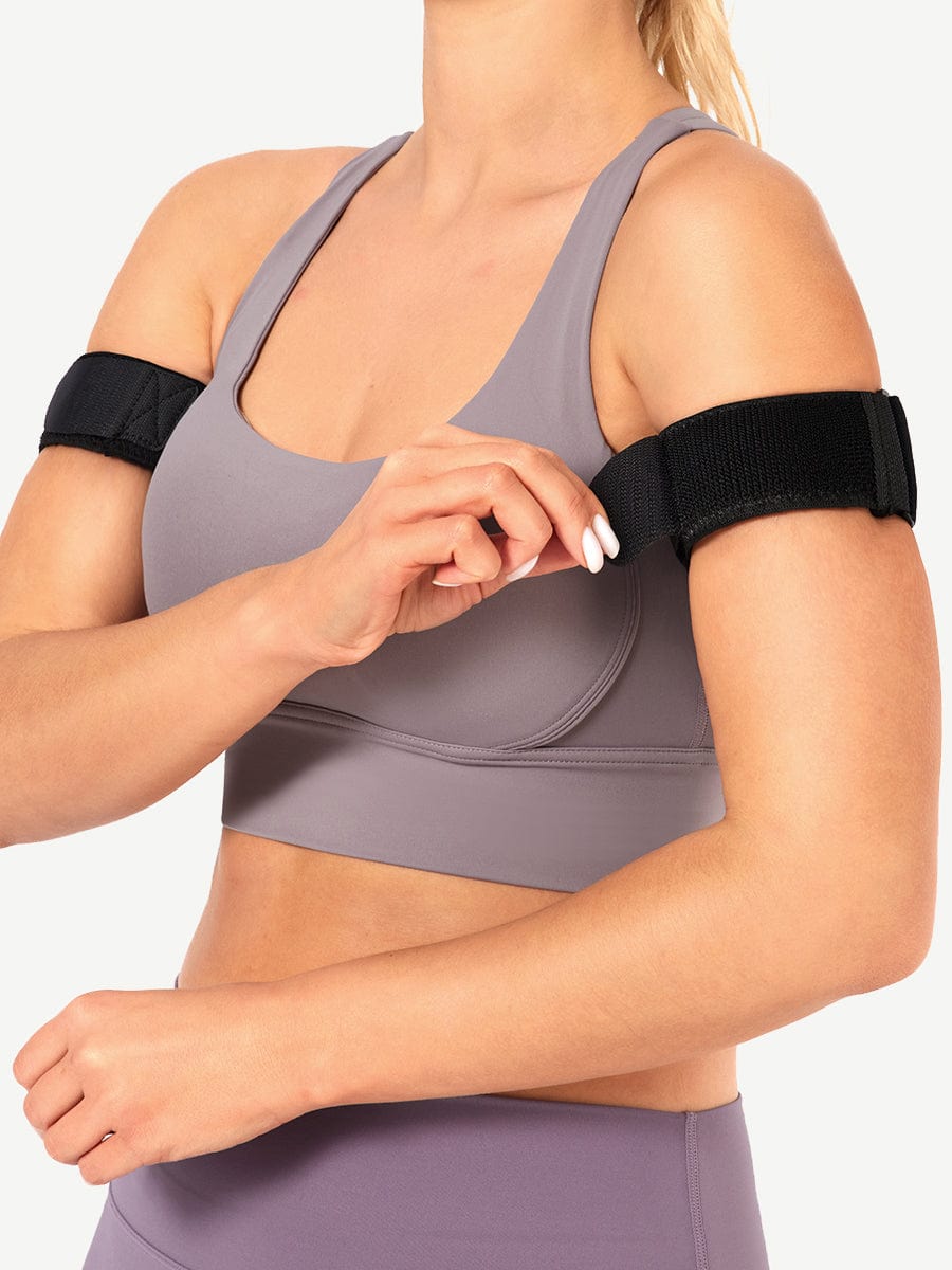 Adjustable Arm Compression Bands for Enhanced Workout