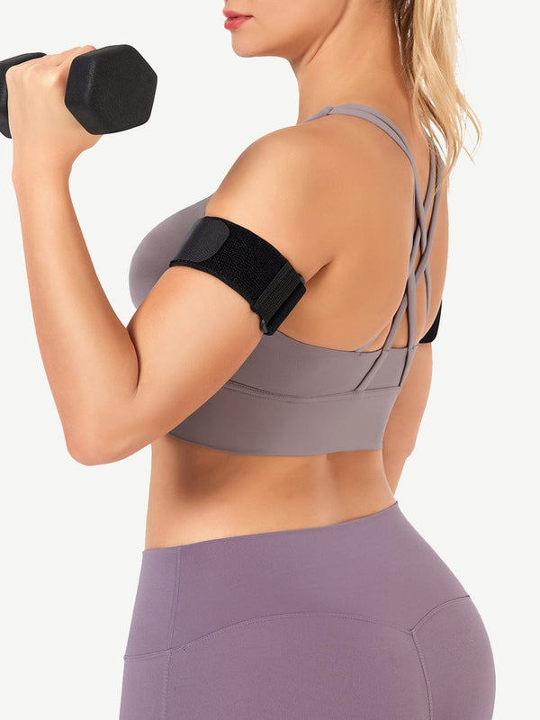 Adjustable Arm Compression Bands for Enhanced Workout
