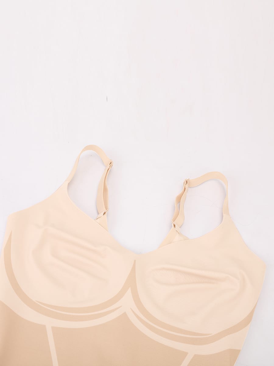 Revolutionary Light Control V-Neck Shaping Bodysuit with Boyshorts