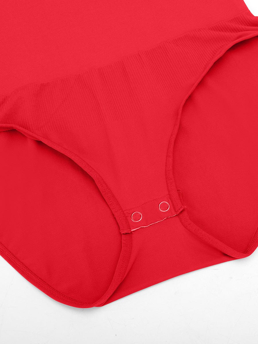 Seamless Long Sleeve Tummy Control Bodysuit