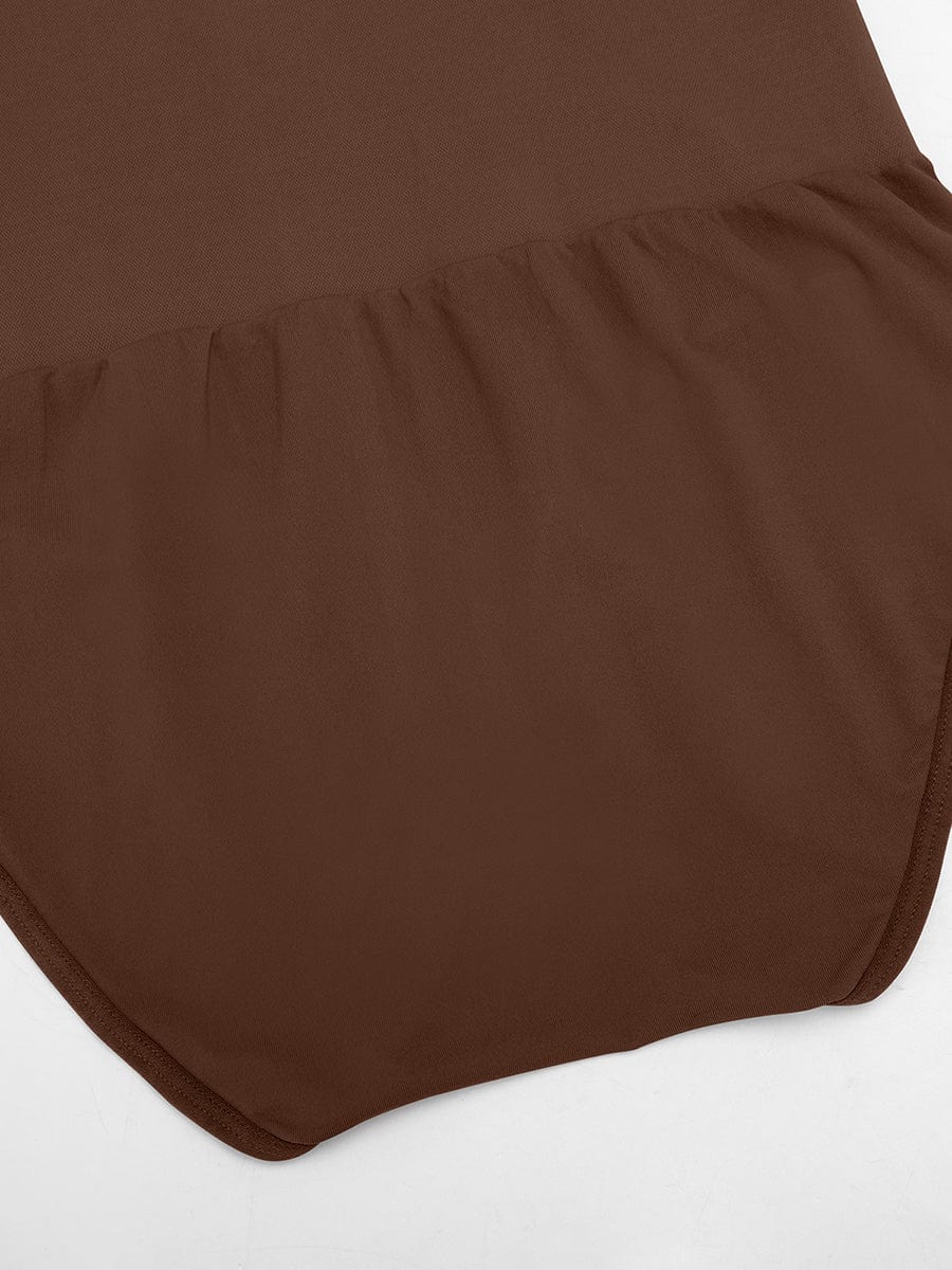 Seamless Long Sleeve Tummy Control Bodysuit