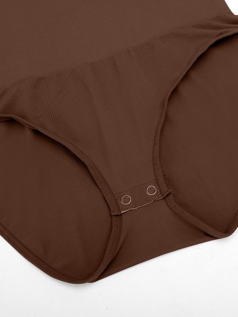 Seamless Long Sleeve Tummy Control Bodysuit
