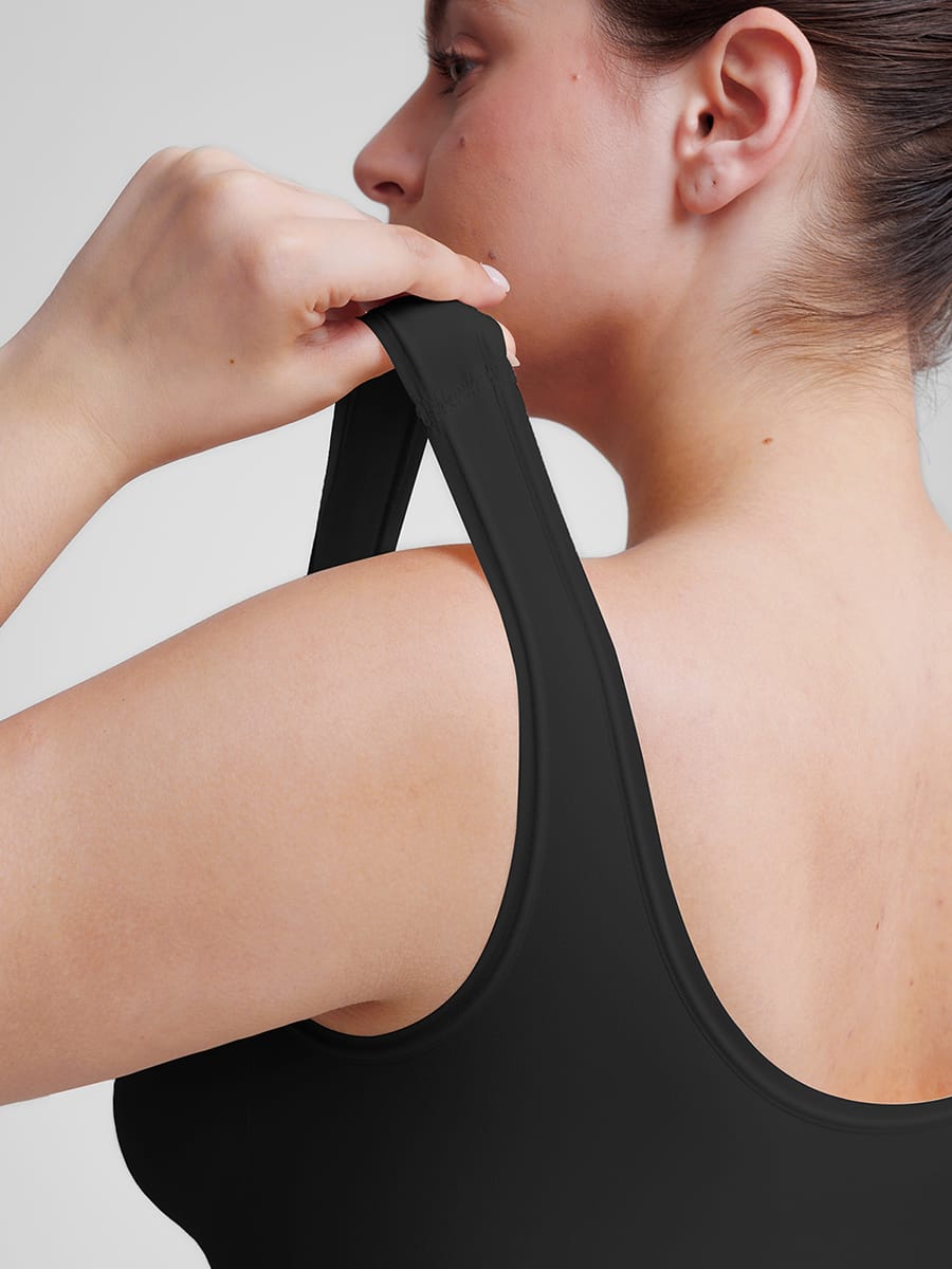 Eco-Friendly Seamless Belly Control Thong Bodysuit