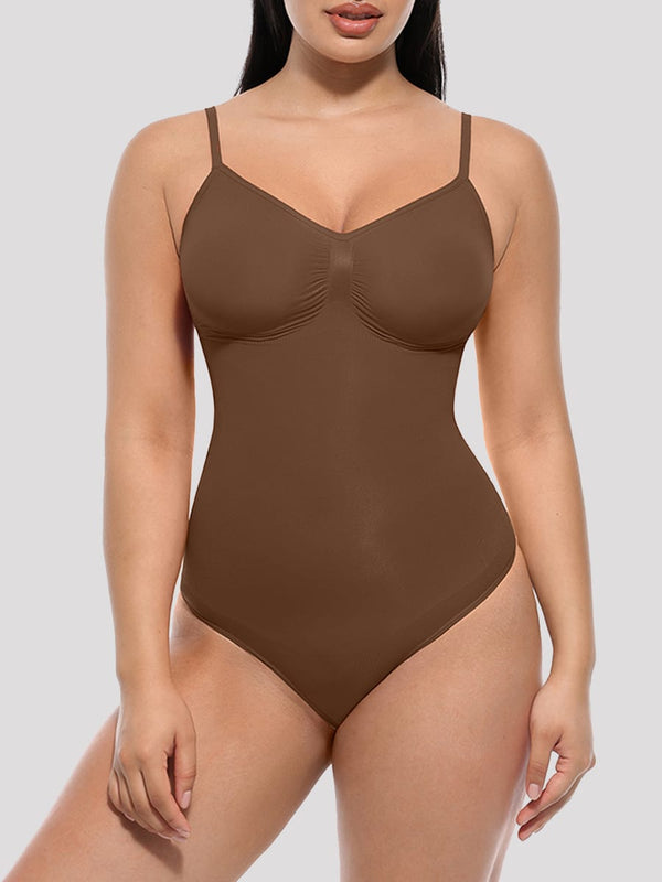 Seamless ShapeEnhancer Thong Bodysuit Jumpsuit