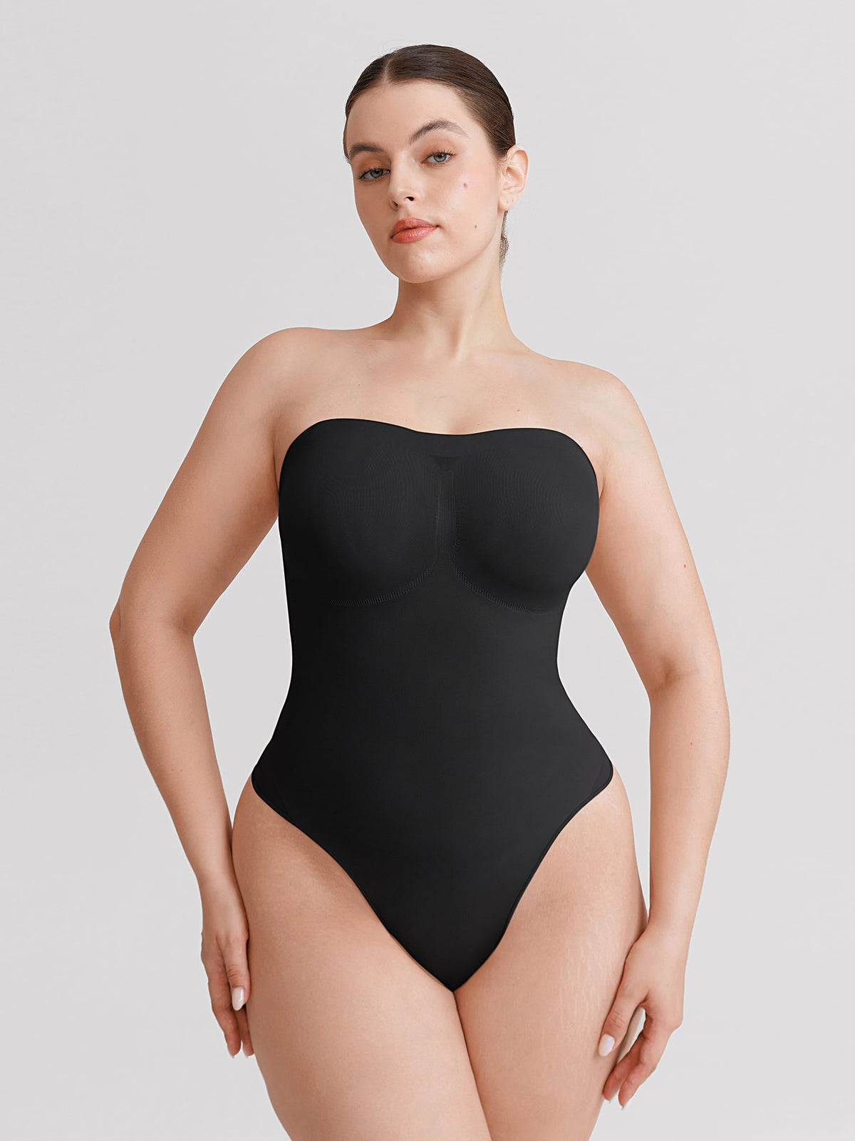 Seamless Strapless Bodysuit with Tummy Control