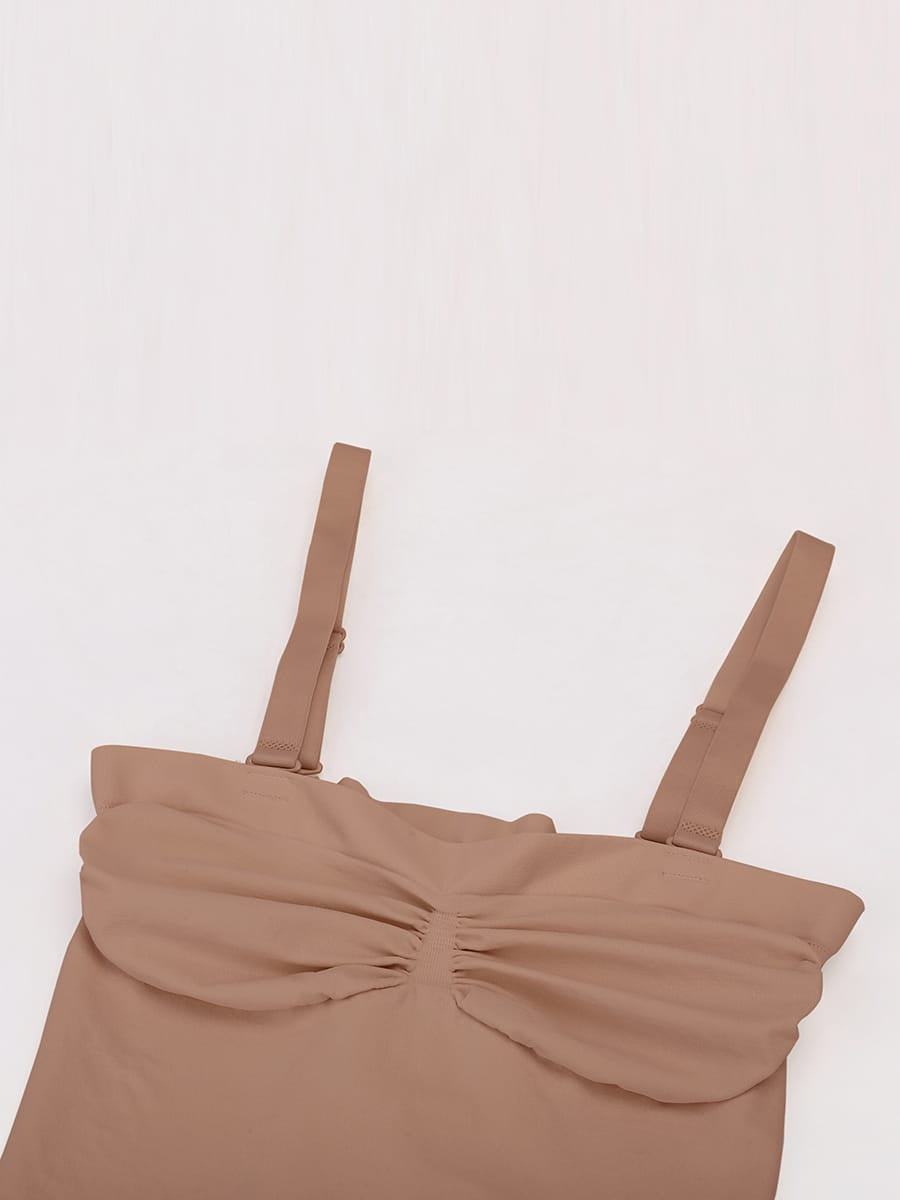 Seamless Strapless Bodysuit with Tummy Control