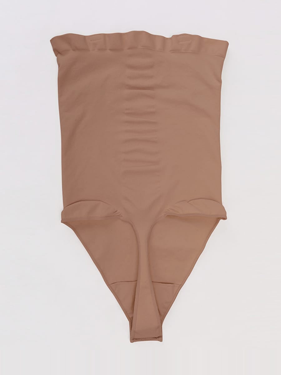 Seamless Strapless Bodysuit with Tummy Control