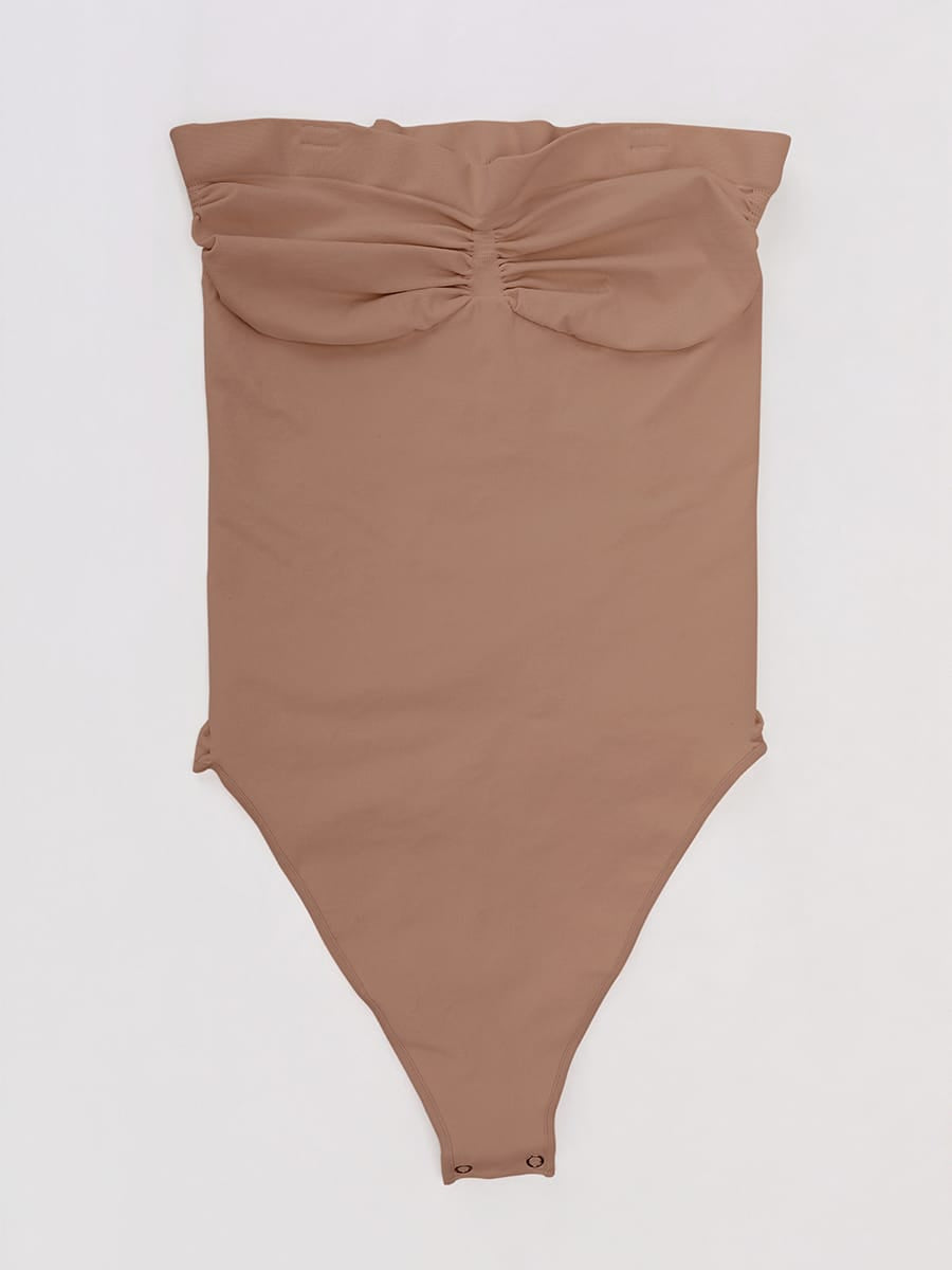 Seamless Strapless Bodysuit with Tummy Control