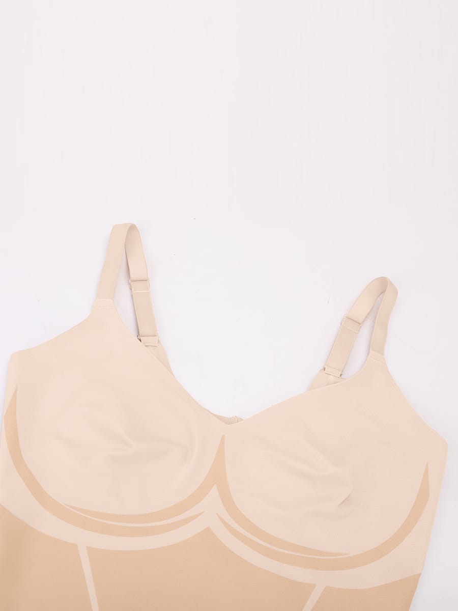 Revolutionary Liquid LYCRA™ Shaping V-Neck Bodysuit