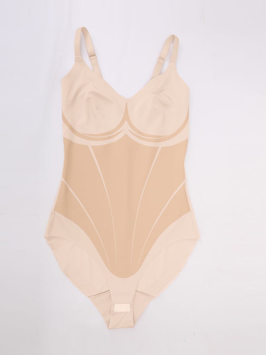 Revolutionary Liquid LYCRA™ Shaping V-Neck Bodysuit