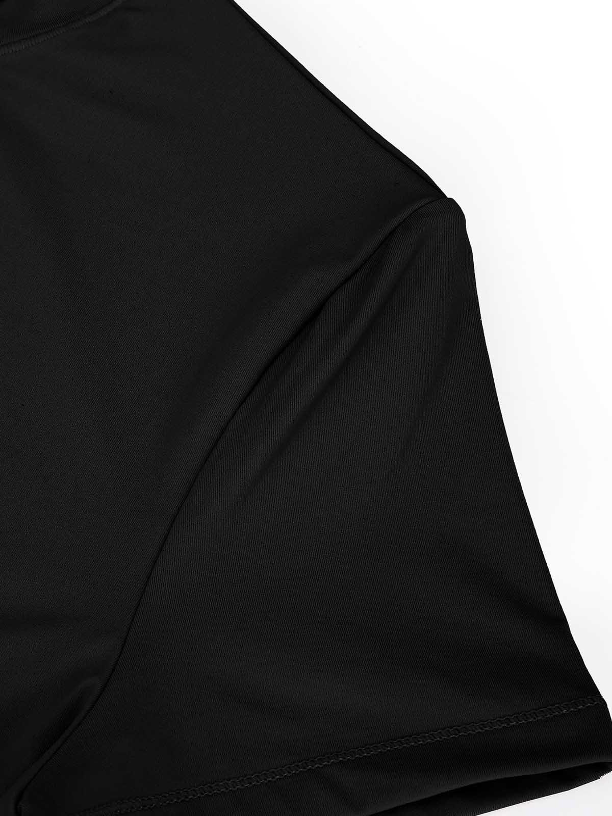 Curve-Enhancing Short Sleeve Bodysuit with Tummy Control