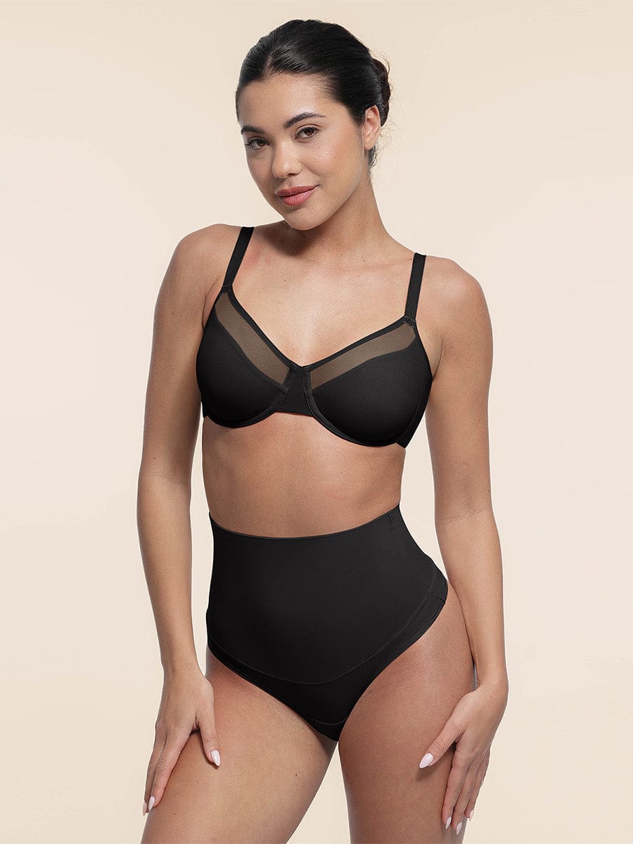 Sexy Mesh Full-Coverage Unlined Bra with Underwire & Adjustable Straps