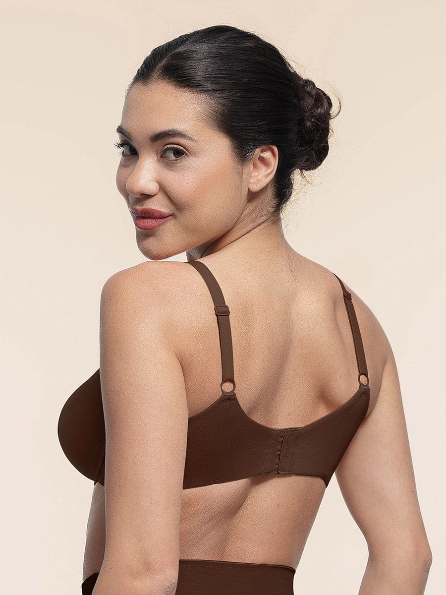Sexy Mesh Full-Coverage Unlined Bra with Underwire & Adjustable Straps