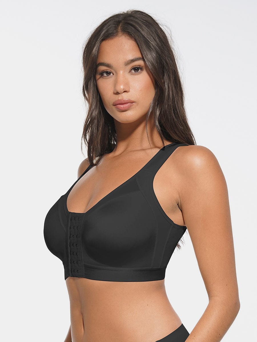 Ultimate Comfort Wireless Post-Surgery Bra with Smooth Back Support