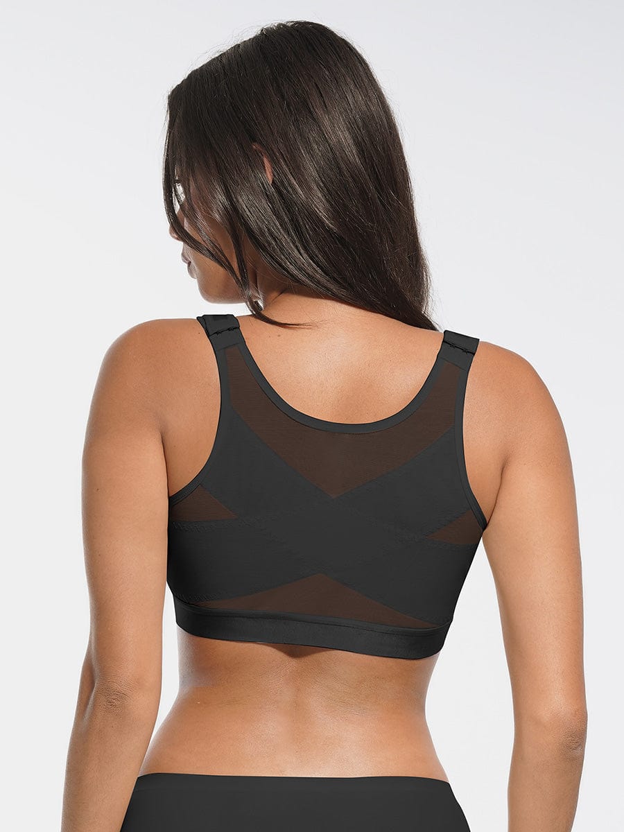 Ultimate Comfort Wireless Post-Surgery Bra with Smooth Back Support