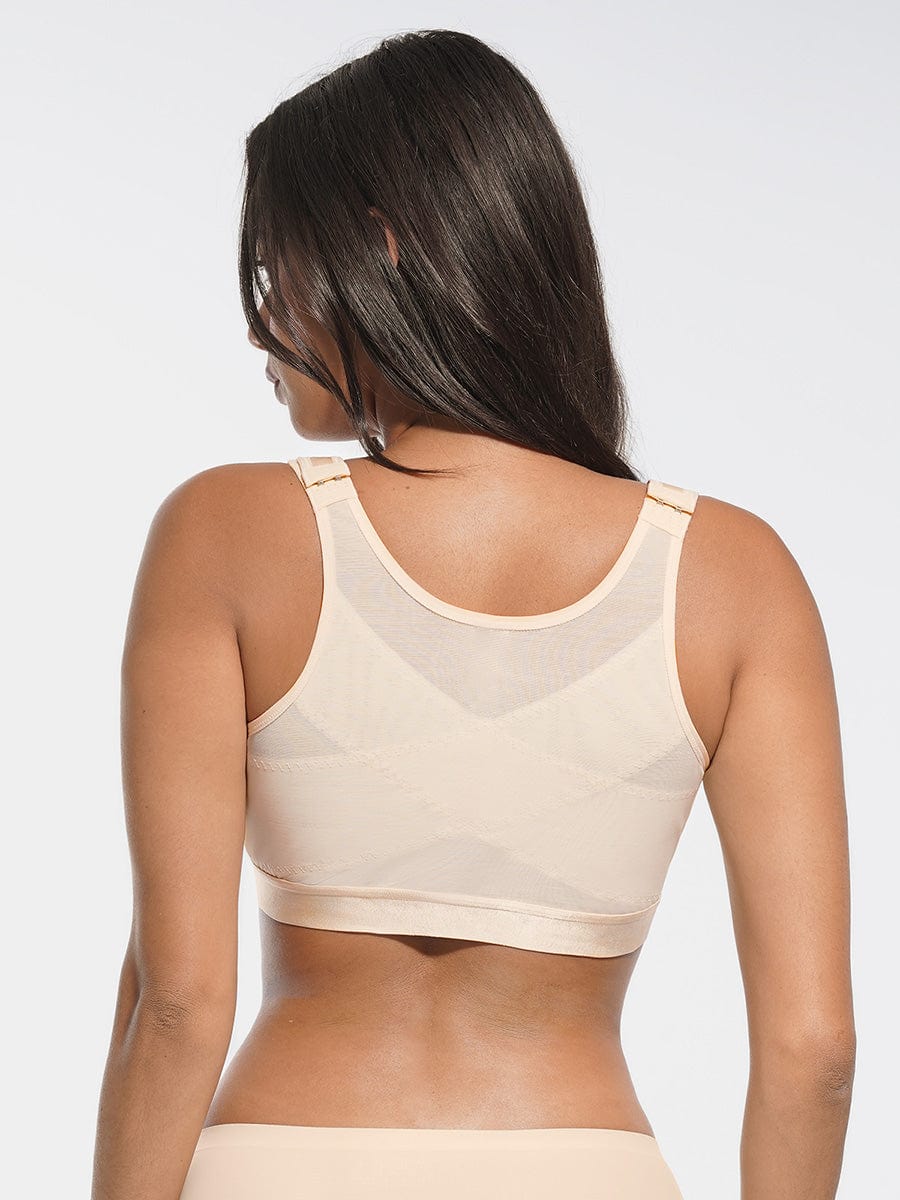 Ultimate Comfort Wireless Post-Surgery Bra with Smooth Back Support