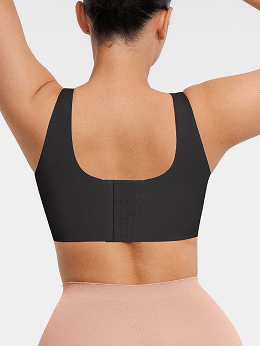 Seamless V-Neck Support Bra Tank Top - Comfort Redefined